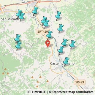 Mappa Via Remo e Santino Gori, 50051 Castelfiorentino FI, Italia (4.63714)
