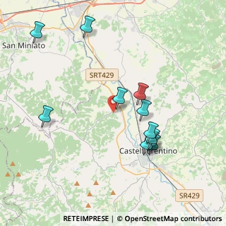 Mappa Via Remo e Santino Gori, 50051 Castelfiorentino FI, Italia (4.09182)
