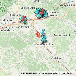 Mappa Via Remo e Santino Gori, 50051 Castelfiorentino FI, Italia (8.4175)