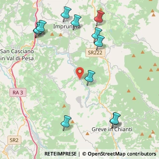 Mappa Via Chiantigiana sulla Greve, 50026 San Casciano in Val di pesa FI, Italia (5.555)