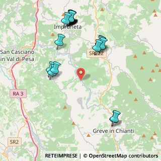 Mappa Via Chiantigiana sulla Greve, 50026 San Casciano in Val di pesa FI, Italia (5.084)