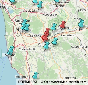 Mappa Via sassari, 56038 Ponsacco PI, Italia (19.423)