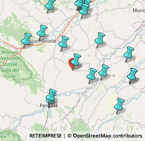 Mappa Via delle Mura, 61040 Fratte Rosa PU, Italia (10.3015)