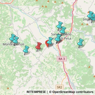 Mappa Via Certaldese, 50026 San Casciano in Val di pesa FI, Italia (4.57833)