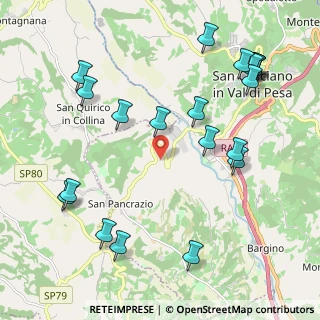 Mappa Via Certaldese, 50026 San Casciano in Val di pesa FI, Italia (2.5775)