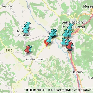 Mappa Via Certaldese, 50026 San Casciano in Val di pesa FI, Italia (1.696)