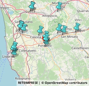 Mappa SR439 km 61.815 dir. Nord, 56038 Pontedera PI, Italia (16.56688)