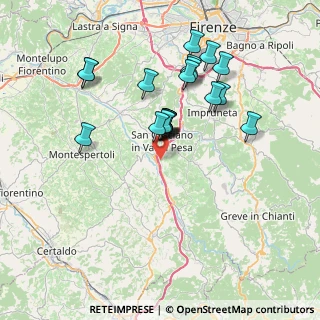 Mappa Via di Mura, 50026 San Casciano in Val di pesa FI, Italia (6.822)