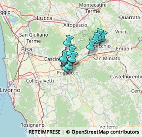Mappa Via della Costituzione, 56038 Ponsacco PI, Italia (7.45167)