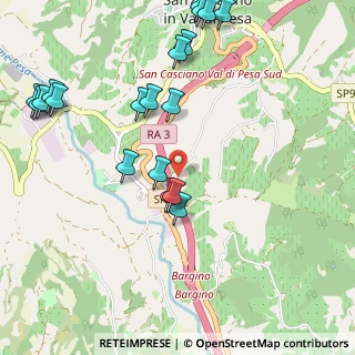 Mappa Via Cassia per Siena, 50026 San Casciano in Val di Pesa FI, Italia (1.3275)
