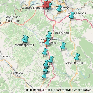 Mappa Via Cassia per Siena, 50026 San Casciano in Val di Pesa FI, Italia (9.2685)