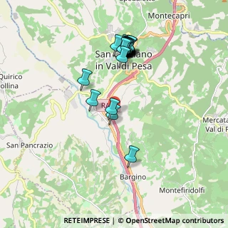 Mappa Via Cassia per Siena, 50026 San Casciano in Val di Pesa FI, Italia (1.8735)