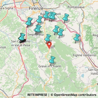 Mappa Via Colombaia, 50022 Greve in Chianti FI, Italia (8.9005)