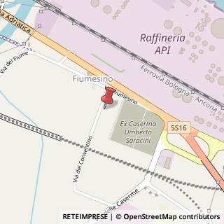 Mappa Via Fiumesino, 63, 60015 Falconara Marittima, Ancona (Marche)
