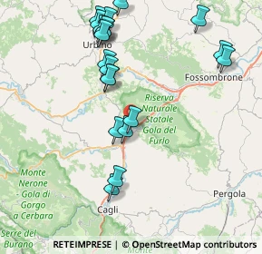 Mappa Via Case Nuove, 61041 Acqualagna PU, Italia (8.95)