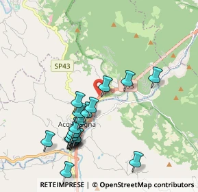 Mappa Via Case Nuove, 61041 Acqualagna PU, Italia (2.091)