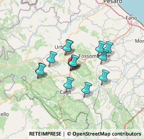 Mappa Via Case Nuove, 61041 Acqualagna PU, Italia (9.91786)