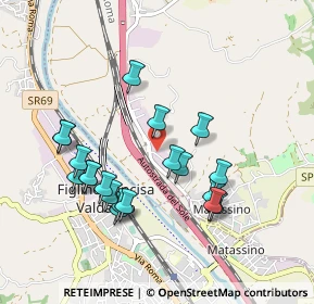 Mappa Via di Rona, 50066 Reggello FI, Italia (0.9335)