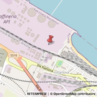 Mappa Via toselli 8, 60015 Falconara Marittima, Ancona (Marche)