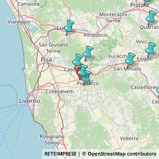 Mappa Via di Lavaiano, 56025 Pontedera PI, Italia (24.7875)