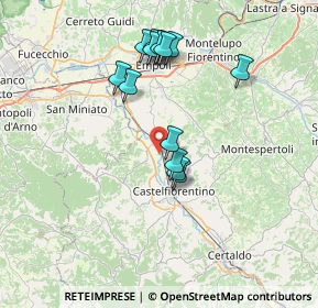 Mappa Via Jacopo Paolini, 50051 Castelfiorentino FI, Italia (7.00286)