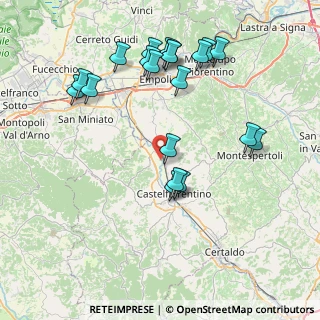Mappa Via Jacopo Paolini, 50051 Castelfiorentino FI, Italia (8.7965)
