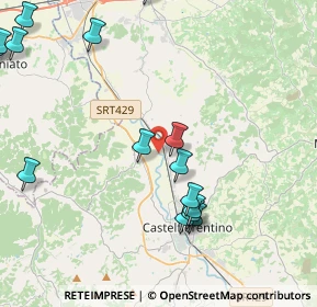 Mappa Via Jacopo Paolini, 50051 Castelfiorentino FI, Italia (6.3105)
