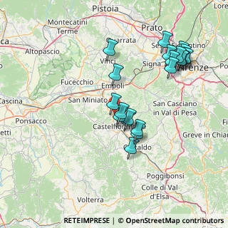Mappa Via Jacopo Paolini, 50051 Castelfiorentino FI, Italia (15.828)