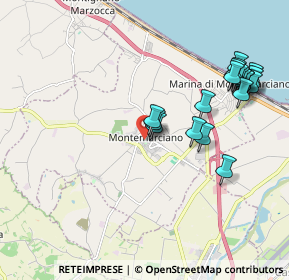 Mappa Viale Giuseppe Mazzini, 60018 Montemarciano AN, Italia (2.211)