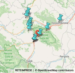 Mappa Strada Pianacce, 61041 Acqualagna PU, Italia (5.4675)