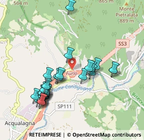 Mappa Strada Pianacce, 61041 Acqualagna PU, Italia (0.9931)