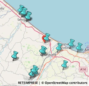 Mappa Viale Marche, 60018 Montemarciano AN, Italia (10.4435)