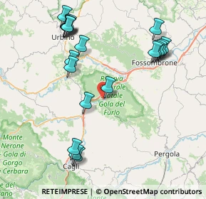 Mappa Str. Monte Furlo, 61034 Fossombrone PU, Italia (9.5115)