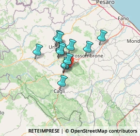 Mappa Str. Monte Furlo, 61034 Fossombrone PU, Italia (8.76769)