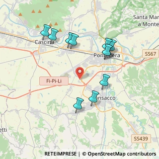Mappa SP 23, 56025 Pontedera PI (3.94455)