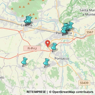 Mappa SP 23, 56025 Pontedera PI (4.3875)