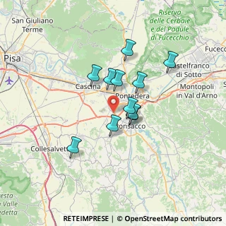 Mappa SP 23, 56025 Pontedera PI (5.27455)