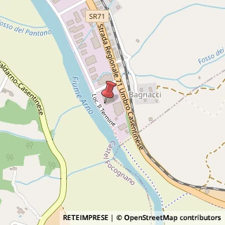 Mappa Via G.DI Vittorio Loc. IL Termine, 52016 Castel Focognano, Arezzo (Toscana)