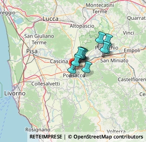 Mappa Strada Vicinale del Casato, 56038 Ponsacco PI, Italia (7.46917)