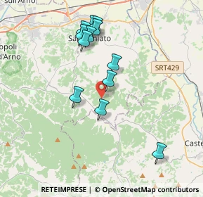 Mappa Via Collebrunacchi, 56028 San Miniato PI, Italia (3.73083)