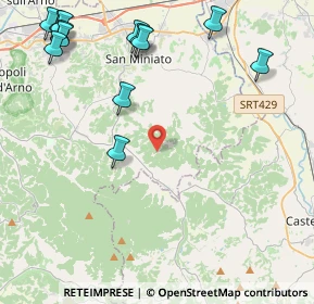 Mappa Via Collebrunacchi, 56028 San Miniato PI, Italia (5.88923)