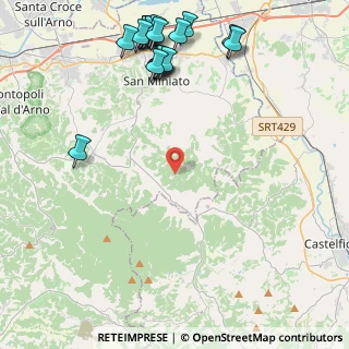 Mappa Via Collebrunacchi, 56028 San Miniato PI, Italia (5.8835)