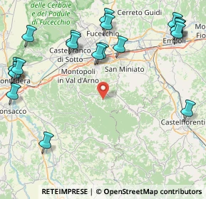 Mappa Via Bucciano, 56028 San Miniato PI, Italia (11.9555)