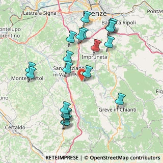 Mappa Via Grevignana, 50026 San Casciano in Val di Pesa FI, Italia (8.9265)