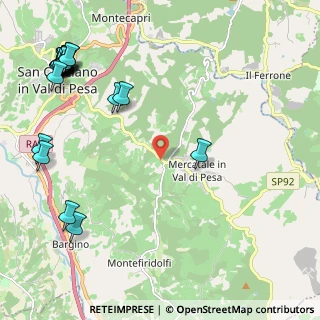 Mappa Via Grevignana, 50026 San Casciano in Val di Pesa FI, Italia (3.2455)