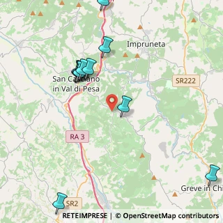 Mappa Via Grevignana, 50026 San Casciano in Val di Pesa FI, Italia (4.85636)