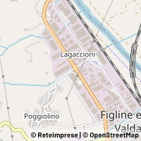Mapa Figline e Incisa Valdarno
