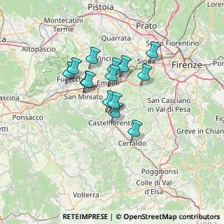 Mappa Via di Cambiano Alto, 50051 Castelfiorentino FI, Italia (10.57857)