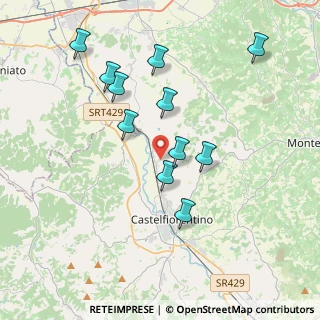 Mappa Via di Cambiano Alto, 50051 Castelfiorentino FI, Italia (3.79273)