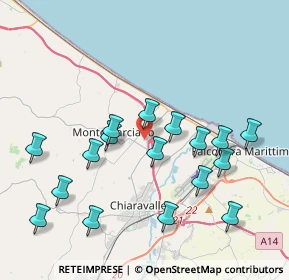 Mappa Via I Maggio, 60018 Montemarciano AN, Italia (4.23176)